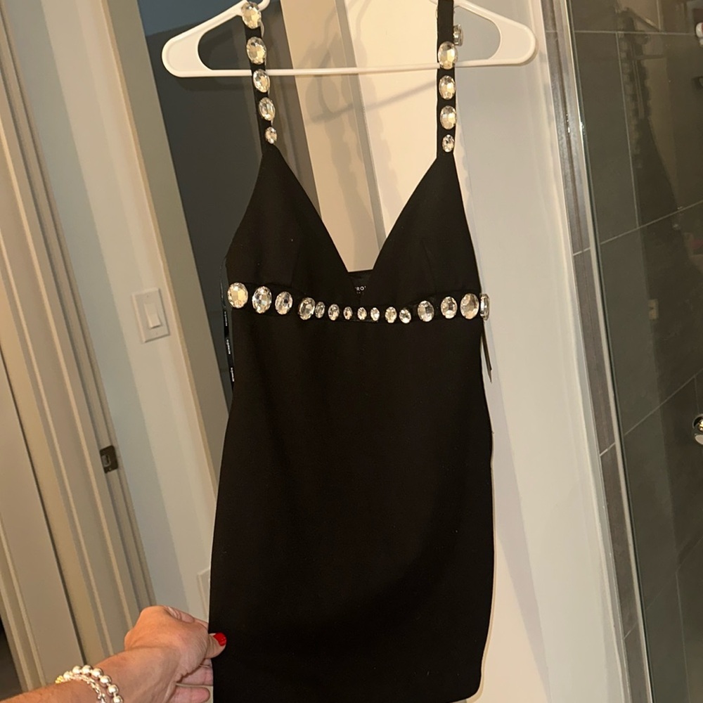 NWT, xsmall, Retrofete Mini dress with embellishments,